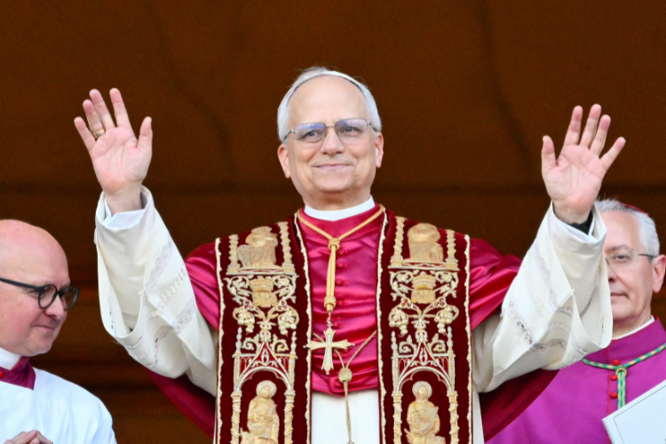 Welcoming Pope Leo XIV
